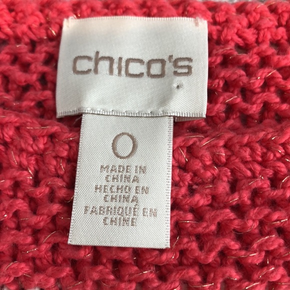 Chico’s High/Low Tunic Sweater 0(XS) - Picture 4 of 8